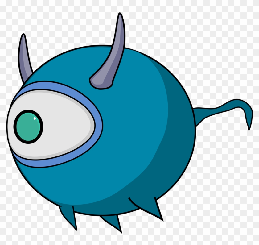 Dog Monster Cartoon - Blue Fantasy Monster Png #221878