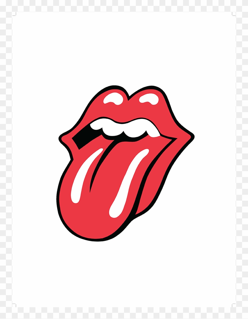 The Rolling Stones Tongue Logo 1971 Lithograph - Rolling Stones Lips Logo #222033