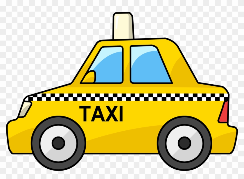 Free To Use &, Public Domain Taxi Clip Art - Cartoon Cab #222066