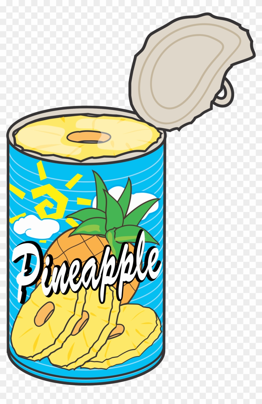 Big Image - Pineapple Can Clipart #222102