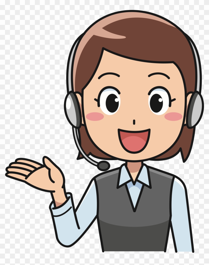 Big Image - Call Center Agent Clipart #222155