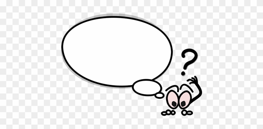 Puzzled Speech Bubble Vector Clip Art Public Domain - Bulle Png #222185