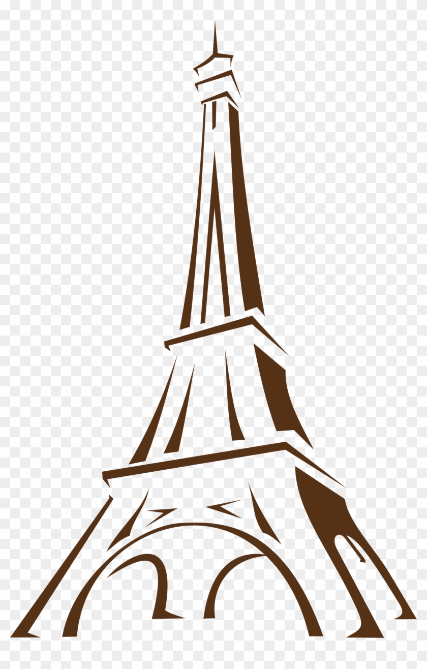 Open - Drawing Of The Eiffel Tower #222267