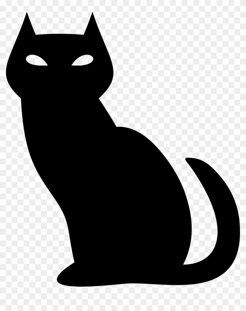 Black Evil Cat Comments - Cat Icon #222296
