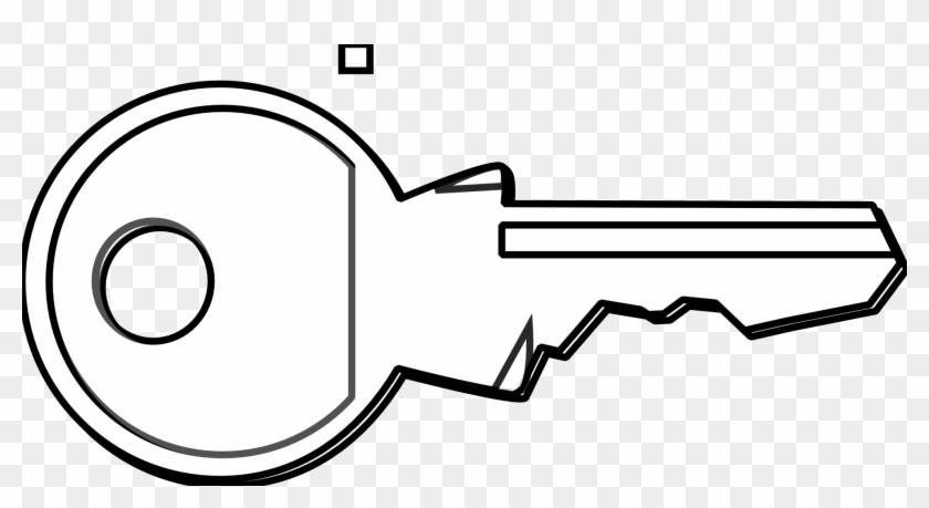 Key Black And White Key Clipart Black And White Free - Black Key Vector Png #222357