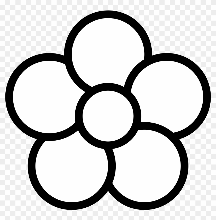 File flower 5 petals drawing free transparent png clipart images