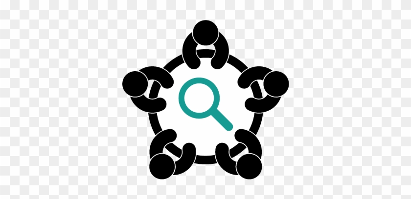 Qualitative Research - Round Table Meeting Icon #222403