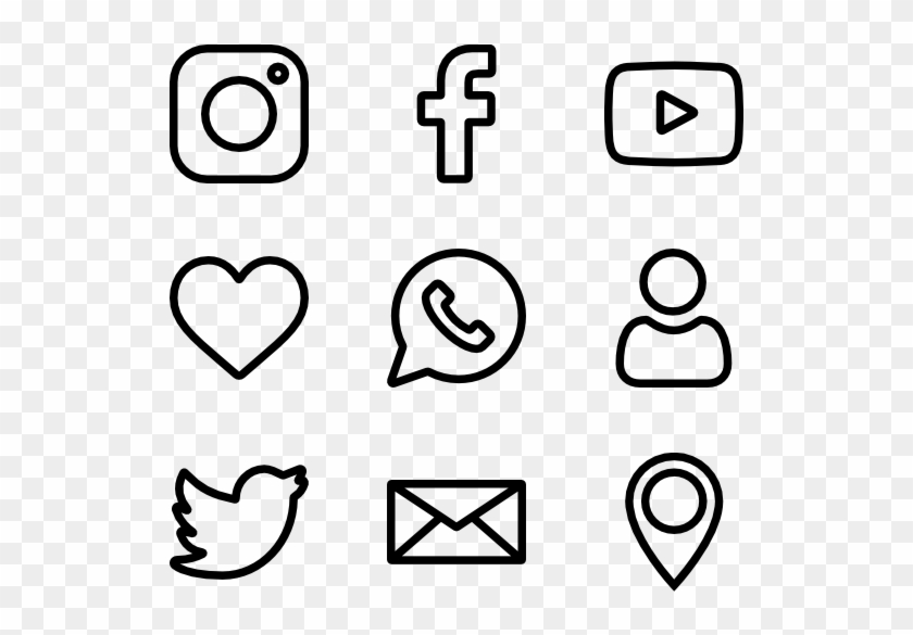 Social Network - Washing Instructions Symbols Png #1411556