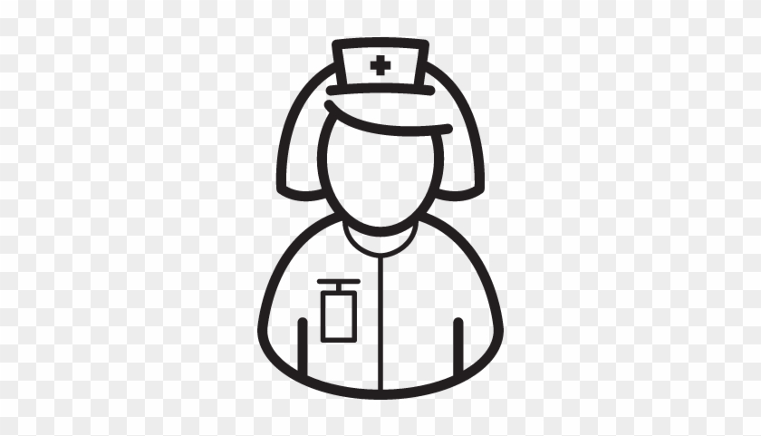 Nurse Bust Vector - Nurse Icon Transparent Background #1411560