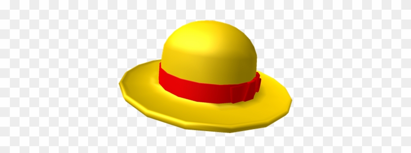 Straw Hat Clipart Yellow Hat - Monkey D Luffy Roblox #1411586