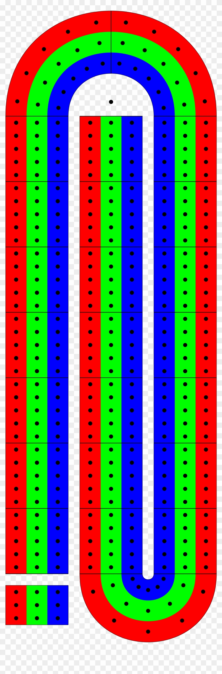File Cribbage Board Svg Wikimedia Commons - Cribbage Board To Print #1411611
