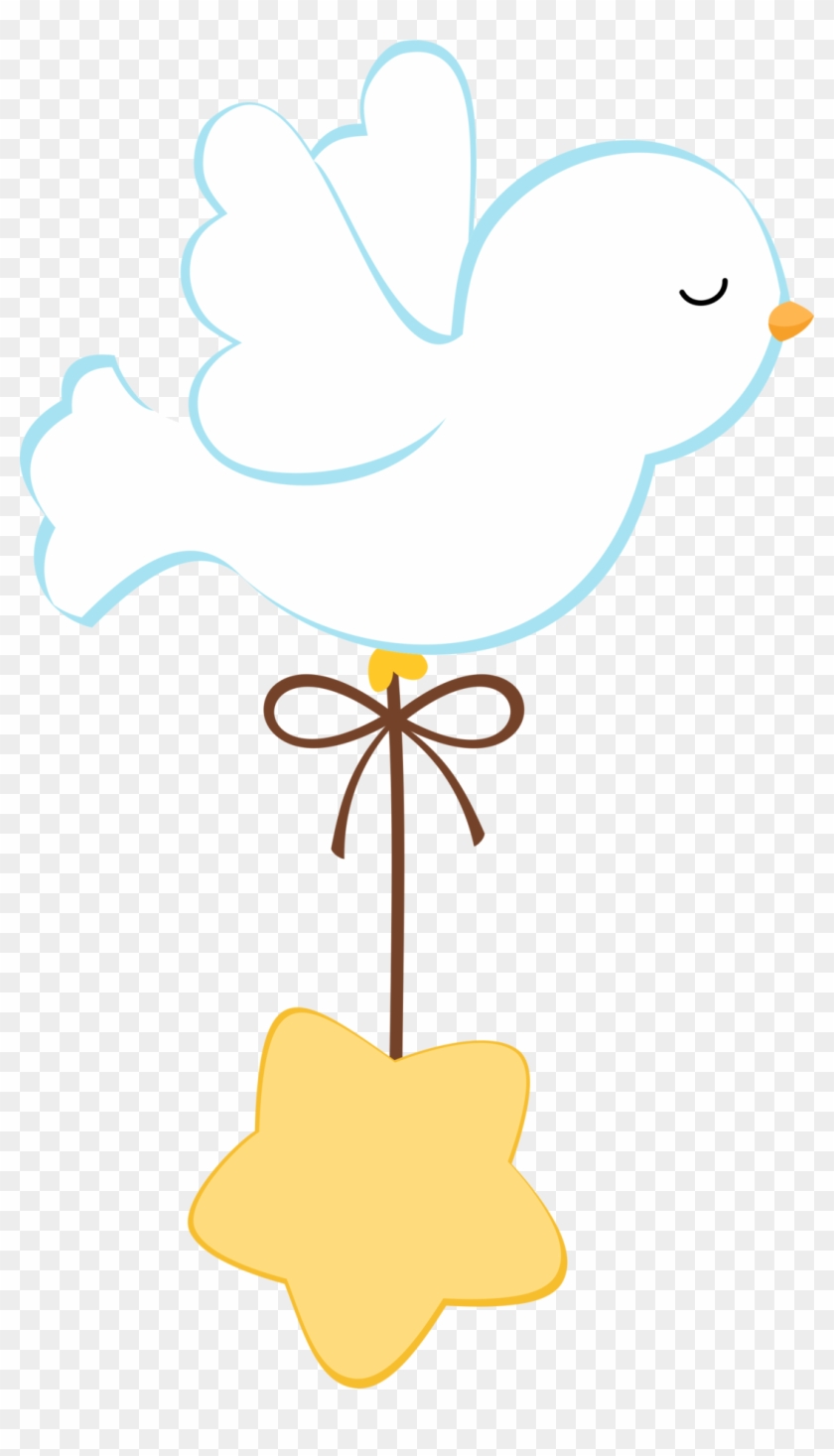 Clipart Birds Baptism - Dibujo De Palomas De Bautizo - Free Transparent PNG  Clipart Images Download