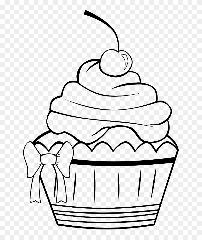 Whimsical Cupcake Coloring Pages 4 By Michael - Cup Cakes To Colour #1411694