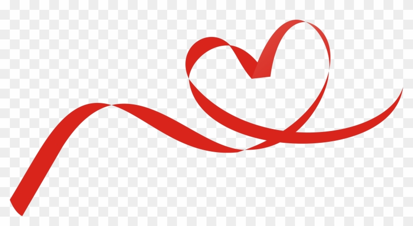 Heart Ribbon Png - Red Ribbon Heart Png #1411719