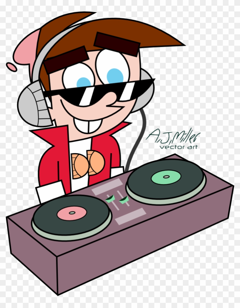 Vector Freeuse Download Timmy Turner By Ajtheppgfan - Fairly Oddparents Dj Timmy #1411754