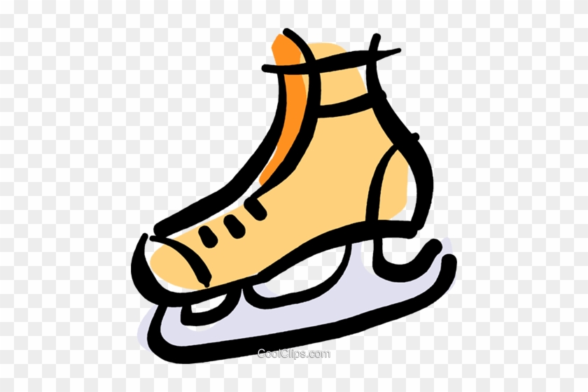 Ice Skate Royalty Free Vector Clip Art Illustration - Vector Graphics #1411782