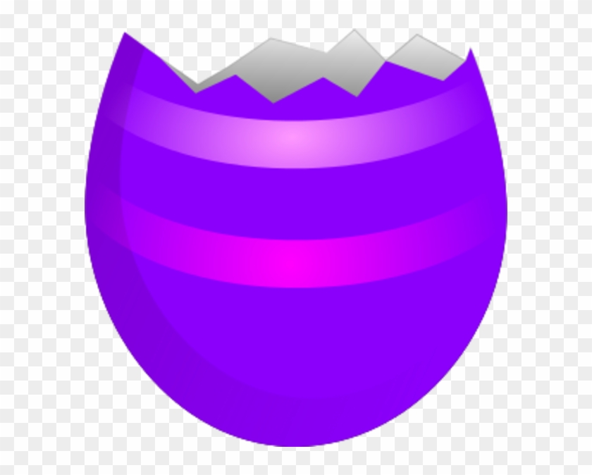 Crack Clipart Black And - Cracked Easter Egg Clip Art #1411913