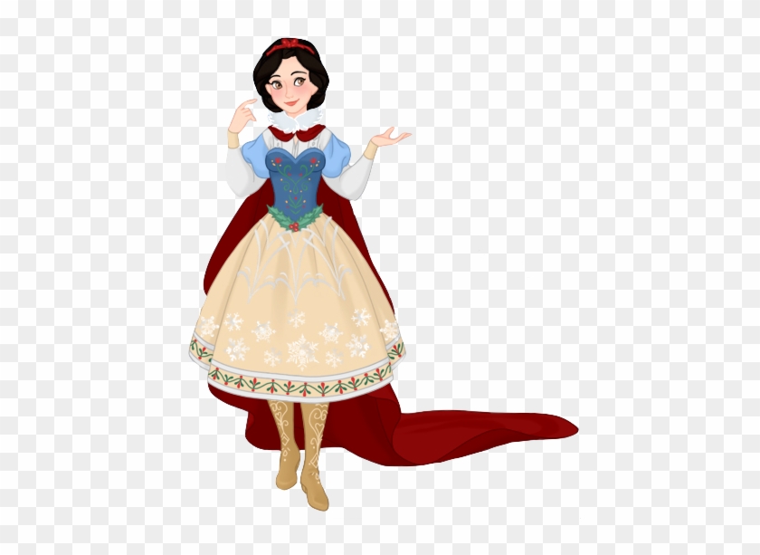 Snow White Holiday Gown By Musicmermaid - Illustration #1412119