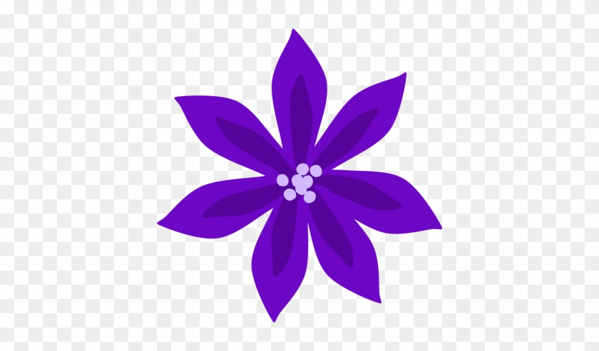 Lily Icon Clipart Png Images - Purple Lily Clip Art #1412195