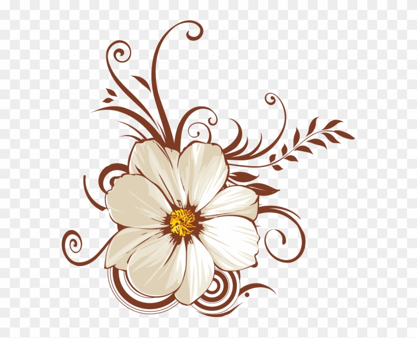 Résultat De Recherche D'images Pour "dessin De Fleur - Flower Background Png Vector #1412216