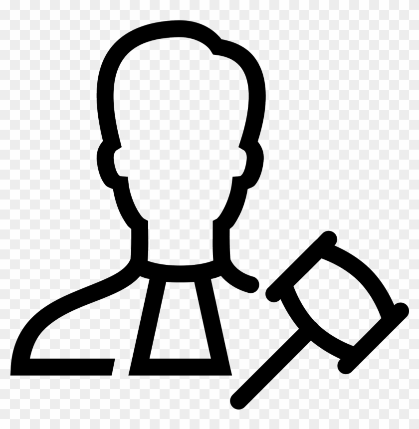 Judge Clipart Judge Mallet Drawing At Getdrawings Com  Procurador Icone   Free Transparent PNG Clipart Images Download