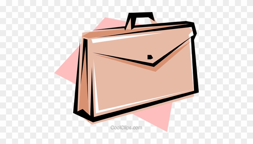 Briefcase Royalty Free Vector Clip Art Illustration - Clip Art #1412282