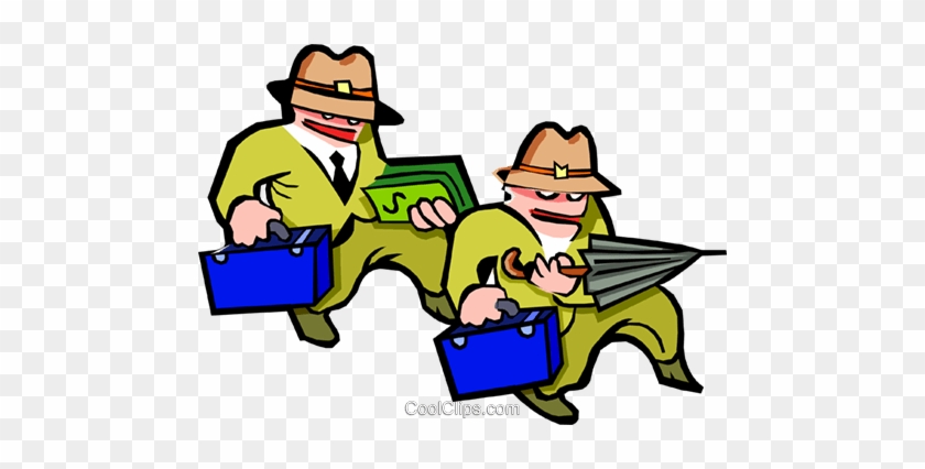 Men With Briefcases - Clip Art #1412285