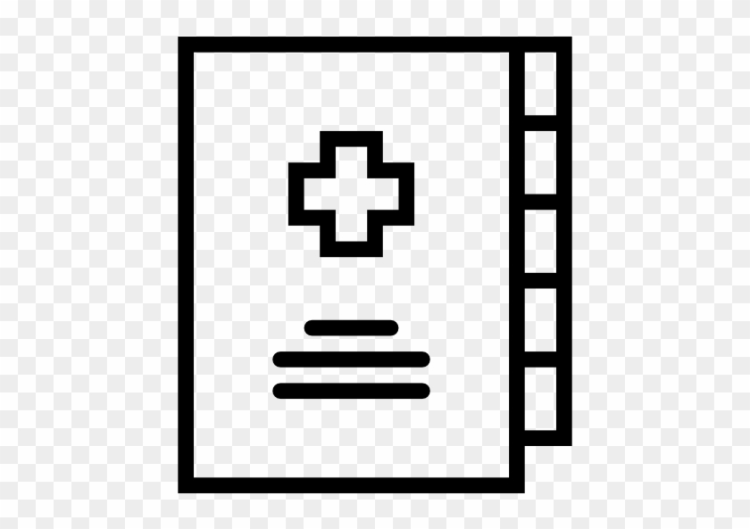 Medical Records Free Icon - Medical Records Black And White #1412310