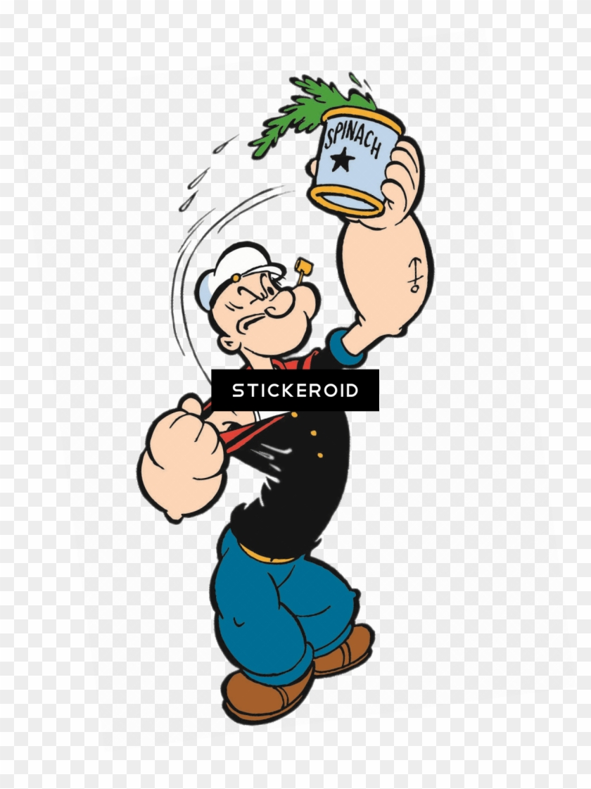 Popeye With Can Of Spinach Popeye Meme Png Wimpy Popeye - Popeye Cartoons 2 Dvd #1412323