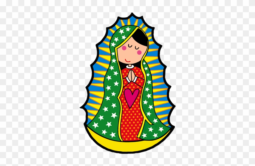 Image Result For La Rosa De Guadalupe Caricaturas Christmas - La Virgen De  Guadalupe Animada - Free Transparent PNG Clipart Images Download