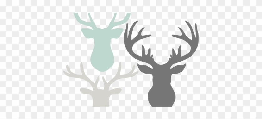 Clip Stock Country Svg Floral Deer - Reindeer Svg File #1412681