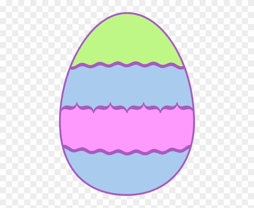 Egg Clipart Colored Egg - Solid Color Easter Egg #1412715