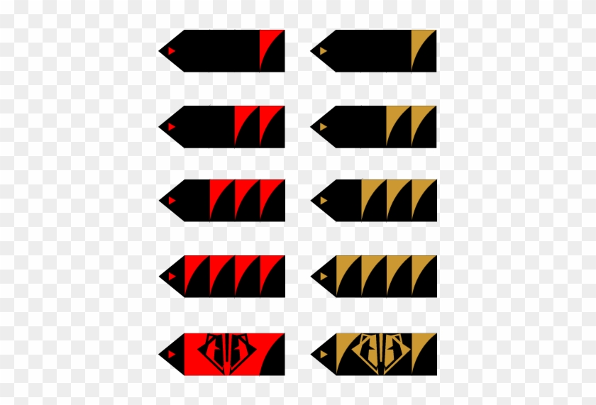 Hellbadgerranksredgold - Rank Insignia 2000px Gold #1412831