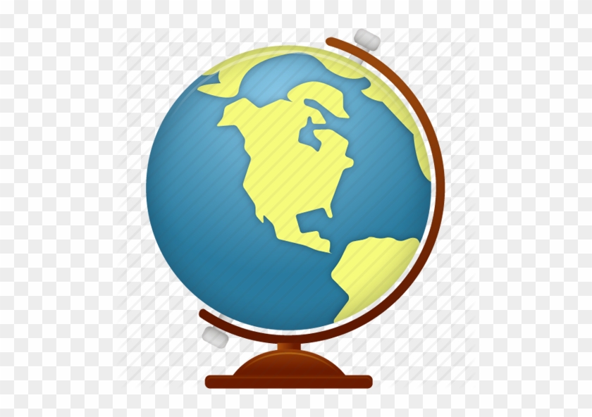 Earth Icon Gif Clipart Globe World Earth - Globe Icon Gif #1412949