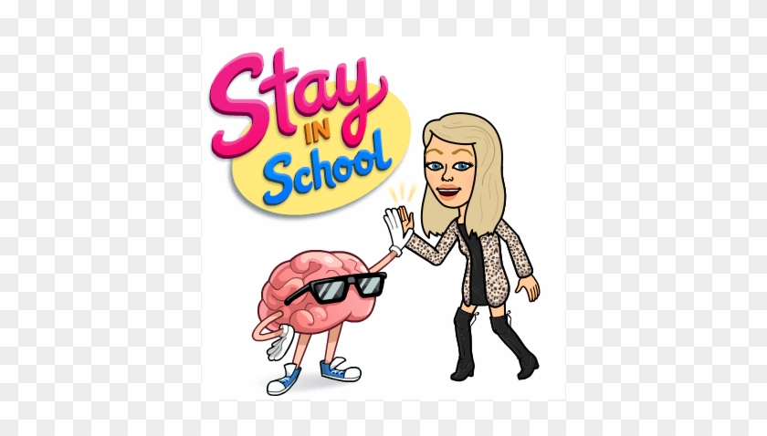 My Name Is Ms - Bitmoji Stay In School #1412960