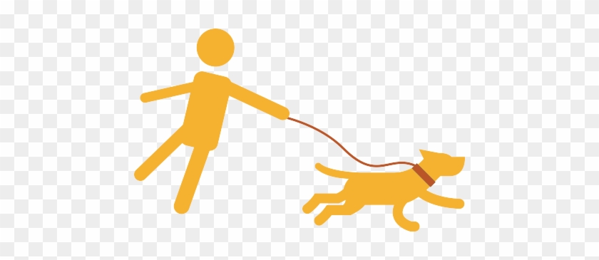 Simple Drawing Of Man And Dog - Pets At Work Benefits #1413047