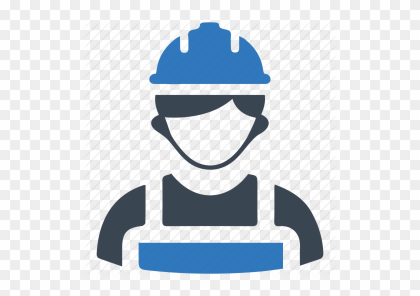 Svg Royalty Free Library By Delwar Hossain Builder - Worker With Helmet Icon #1413164
