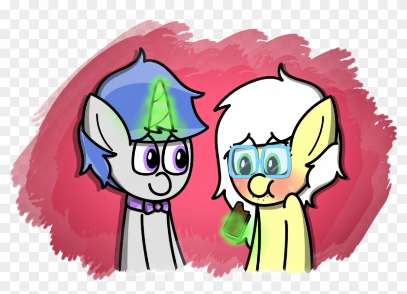 Techreel, Blushing, Bowtie, Cute, Food, Glowing Horn, - Drawing #1413183