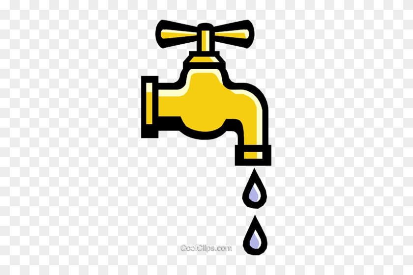 Faucet Royalty Free Vector Clip Art Illustration - Facts You Should Know About Fluoridation #1413222