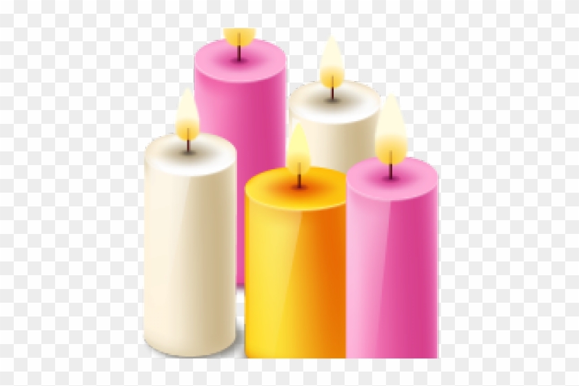 Violet Clipart Candle - Scented Candle Clip Art #1413243