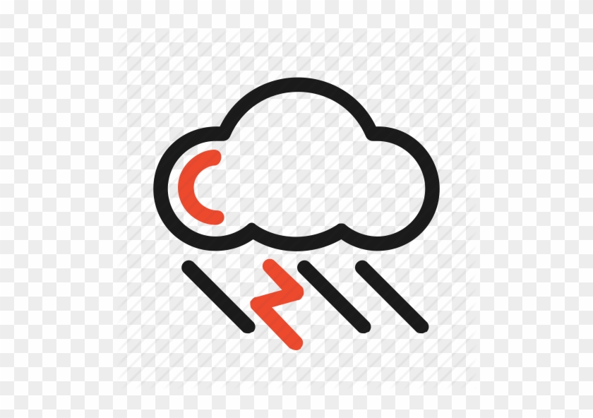 Thunder Clipart Hurricane - Storm #1413294