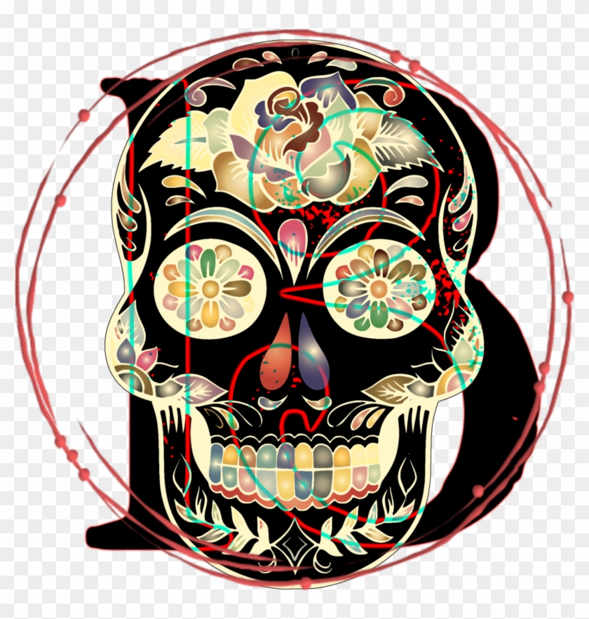 13 Minutes - Calavera Dia De Muertos Png #1413364