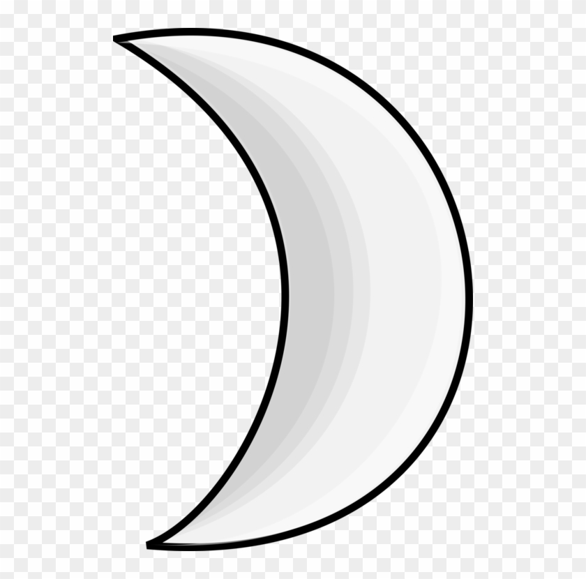 Lunar Clipart Moon Shape - Moon Crescent Clipart #1413422