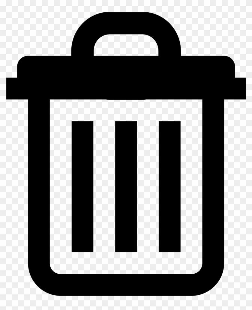 Clip Art Library Trash Can Icon Free Download Png And - Icon Delete #1413467