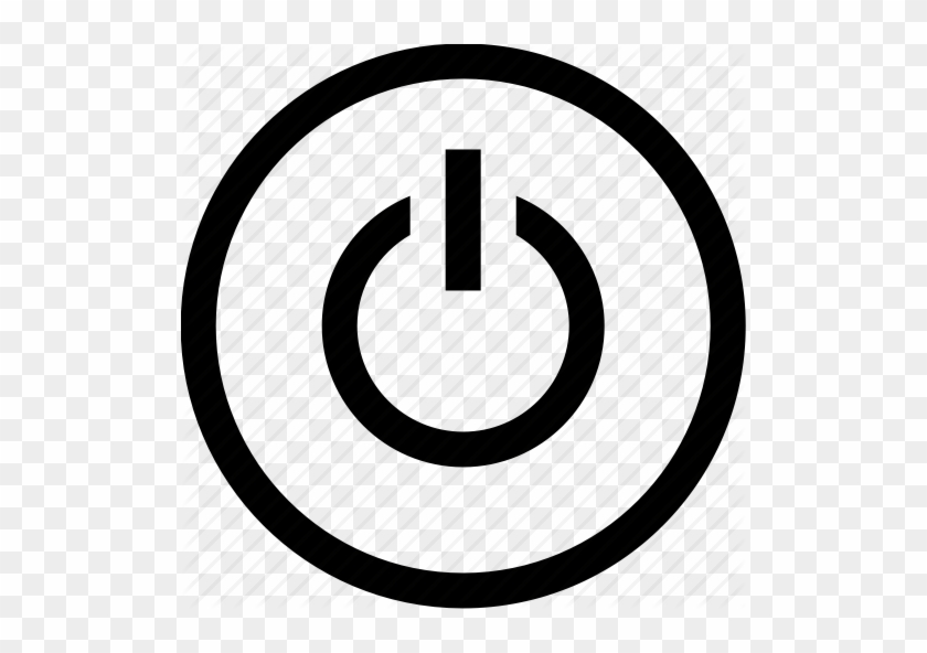 Shutdown Button Clipart Electric Power - Power Symbol #1413504