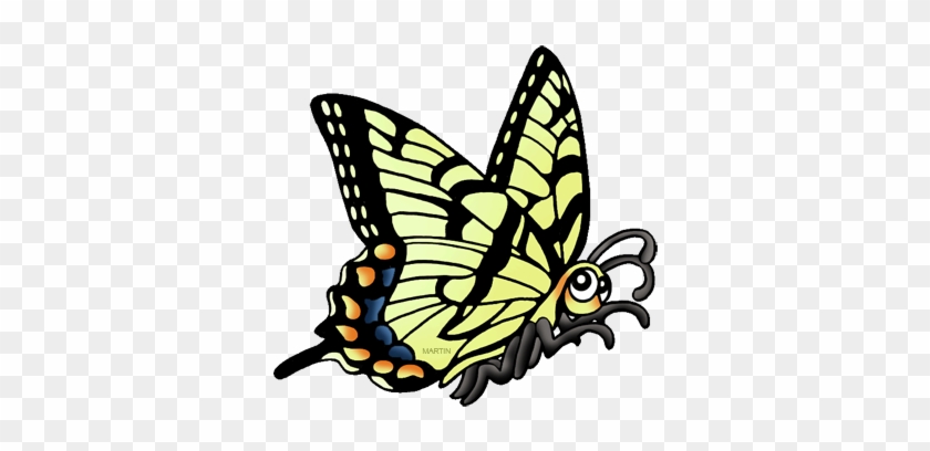 Swallowtail Butterfly Clip Art #1413596