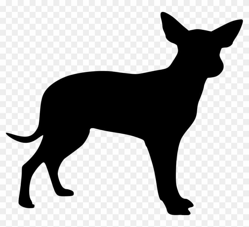 Outline Clip Art Download - Small Dog Silhouette Png #1413626