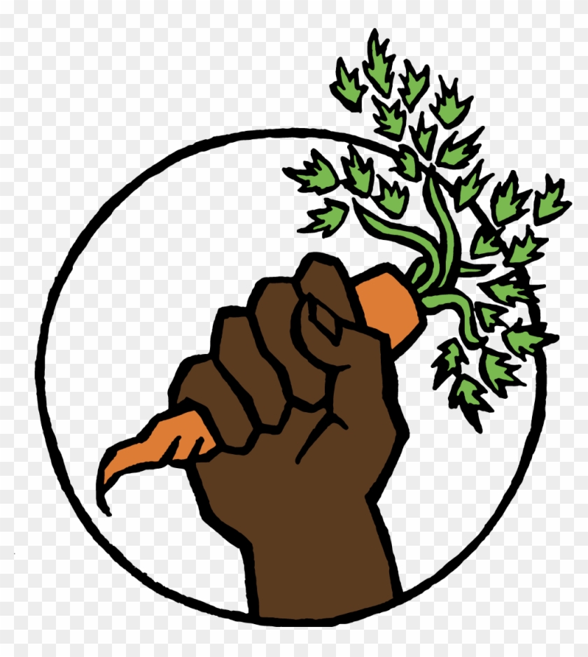 Black Homesteader Fist No Bg - Foods Not Bomb #1413676