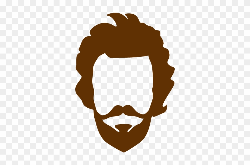 Freeuse Hipster Man Retro Transparent Png Svg - Homem De Barba Vetor Png #1413909