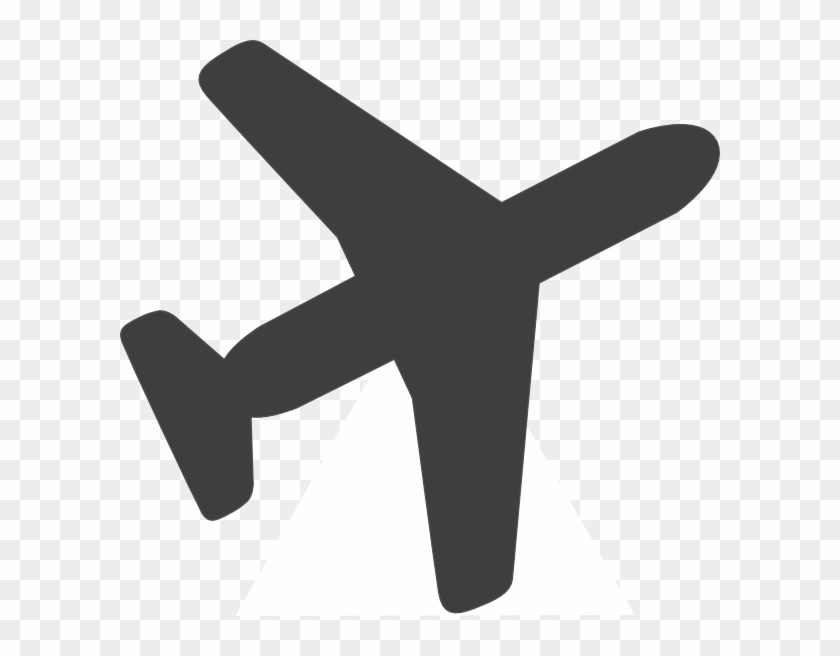 Grey Airplane Clip Art At Clker - Airplane Clipart Grey #1413911